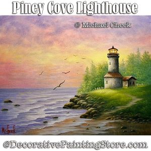Piney Cove Lighthouse Painting Pattern - Michael Cheek