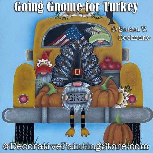 Going Gnome for Turkey Painting Pattern PDF DOWNLOAD - Susan Cochrane