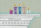 Flowers on Mantle Colored Pencil PDF DOWNLOAD