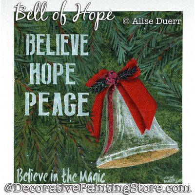 Bell of Hope (Acrylic) - Alise Duerr - PDF DOWNLOAD