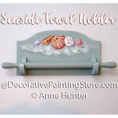 Seaside Towel Holder Pattern - Anne Hunter - PDF DOWNLOAD