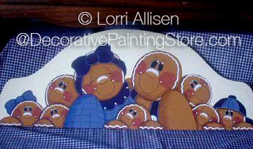 Gingerbread Family Pattern by Lorri Allisen - PDF DOWNLOAD