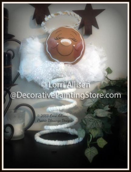 Gingerbread Angel Nodder Pattern - Lorri Allisen - PDF DOWNLOAD
