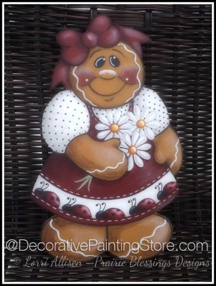 Daisy Gingerbread Girl Pattern by Lorri Allisen - PDF DOWNLOAD