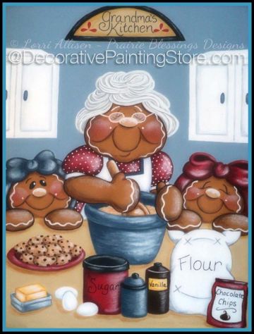 Grandmas Kitchen Gingerbread Pattern by Lorri Allisen - PDF DOWNLOAD