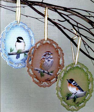 Small Birds Ornaments ePattern