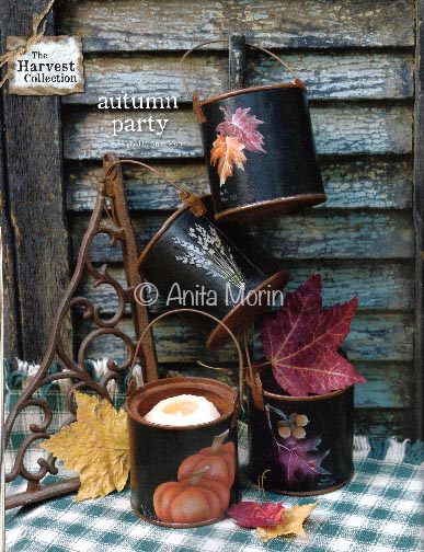 Autumn Party Mini Paint Buckets e-Pattern
