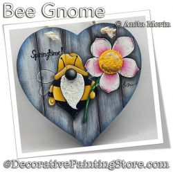 Bee Gnome Painting Pattern PDF DOWNLOAD - Anita Morin