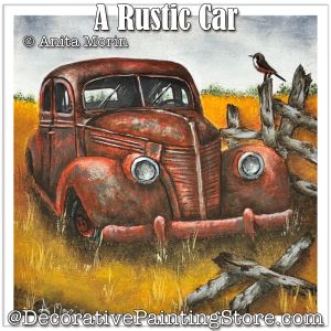 A Rustic Car Painting Pattern - Anita Morin