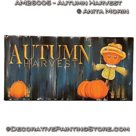 Autumn Harvest Painting Pattern - Anita Morin