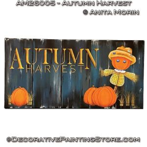 Autumn Harvest Painting Pattern - Anita Morin