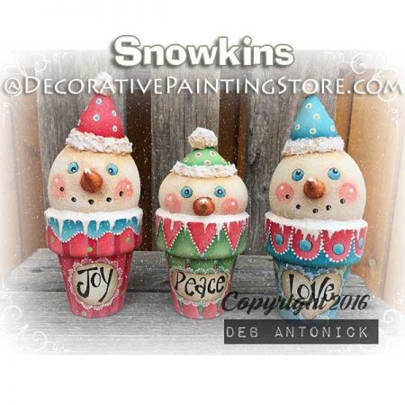 Snowkins e-Pattern -Deb Antonick - PDF DOWNLOAD