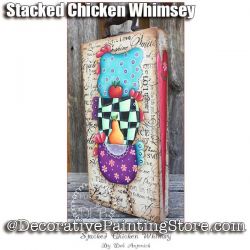 Stacked Chicken Whimsy e-Pattern -Deb Antonick - PDF DOWNLOAD