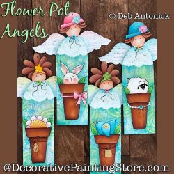 Flower Pot Angels DOWNLOAD - Deb Antonick
