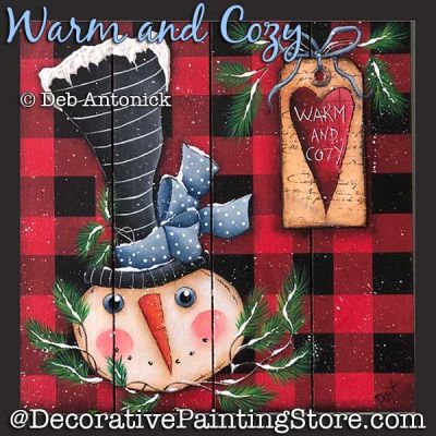 Warm and Cozy Snowman DOWNLOAD - Deb Antonick