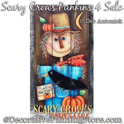 Scary Crows Punkins 4 Sale DOWNLOAD - Deb Antonick