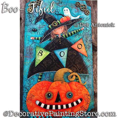 Boo-Tiful (Witch - Pumpkin) DOWNLOAD - Deb Antonick
