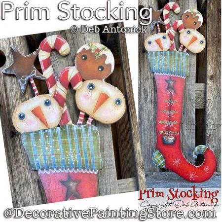 Prim Stocking DOWNLOAD - Deb Antonick