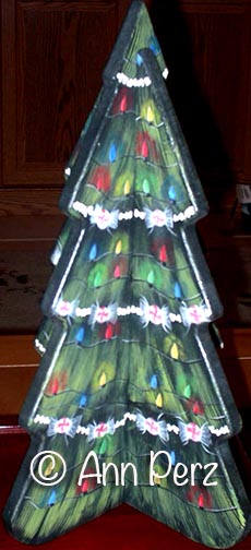 Modern Christmas Tree  By Ann Perz - PDF DOWNLOAD