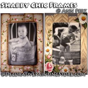 Shabby Chic Frames ePattern - Ann Perz - PDF DOWNLOAD