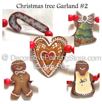 Christmas Tree Garland 2 Pattern by Ann Perz - PDF DOWNLOAD