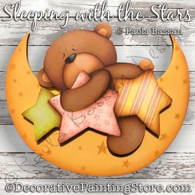 Sleeping with the Stars Painting Pattern PDF Download - Paola Bassan
