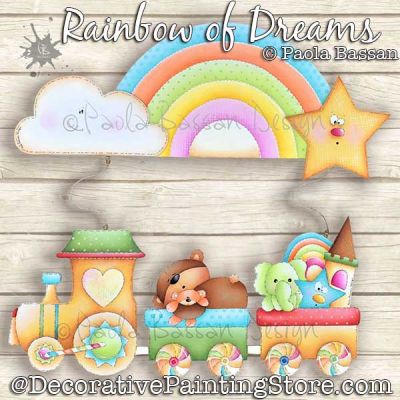 Rainbow of Dreams Painting Pattern PDF Download - Paola Bassan