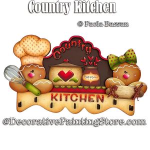 Country Kitchen Painting Pattern PDF Download - Paola Bassan