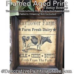 Framed Aged Print Technique PDF DOWNLOAD - Betty Bowers