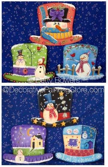 Frosty Hat Ornaments Ornaments ePattern PDF DOWNLOAD