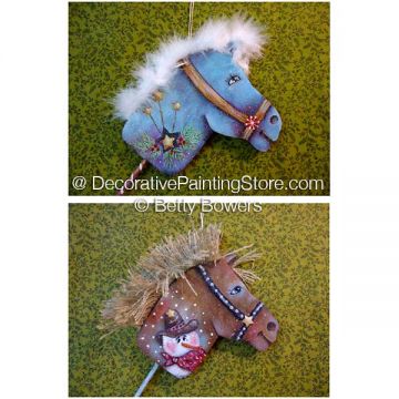 Stick Horse Ornaments - Betty Bowers - PDF DOWNLOAD