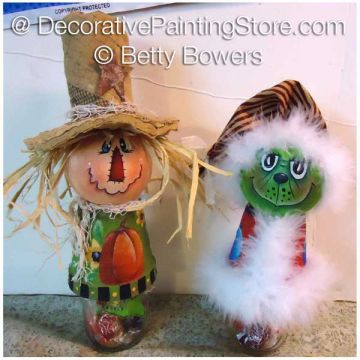 Two Candy Jar Toppers - Betty Bowers - PDF DOWNLOAD