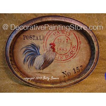 Rooster Tray ePattern - Betty Bowers - PDF DOWNLOAD