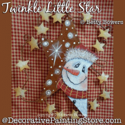 Twinkle Little Star Ornament DOWNLOAD - Betty Bowers