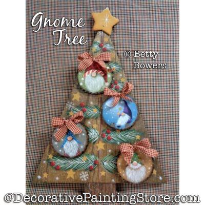 Gnome Tree Painting Pattern PDF DOWNLOAD - Betty Bowers