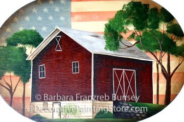 Maroon Barn ePattern BY DOWNLOAD