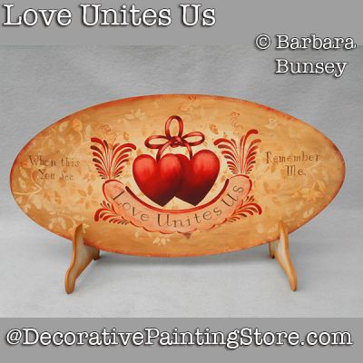 Love Unites Us DOWNLOAD Painting Pattern - Barbara Bunsey
