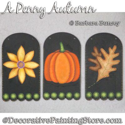 A Penny Autumn Painting Pattern PDF DOWNLOAD - Barbara Bunsey
