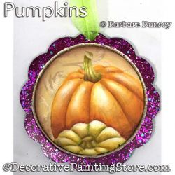 Pumpkins Ornament Painting Pattern PDF DOWNLOAD - Barbara Bunsey