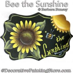 Bee the Sunshine Magnet Painting Pattern PDF DOWNLOAD - Barbara Bunsey