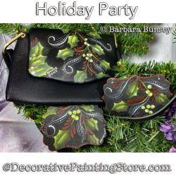 Holiday Party Painting Pattern PDF DOWNLOAD - Barbara Bunsey
