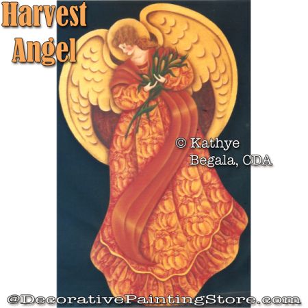 Harvest Angel Painting Pattern - Kathye Begala CDA