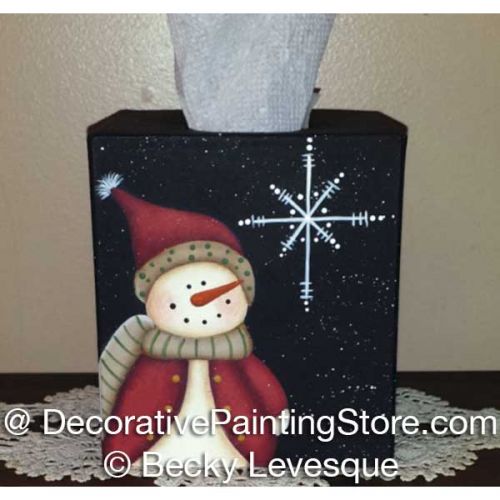 See a Snowflake Tissue Box ePattern - Becky Levesque - PDF DOWNLOAD