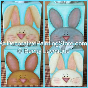 Bunny Tissue Box - Becky Levesque - PDF DOWNLOAD