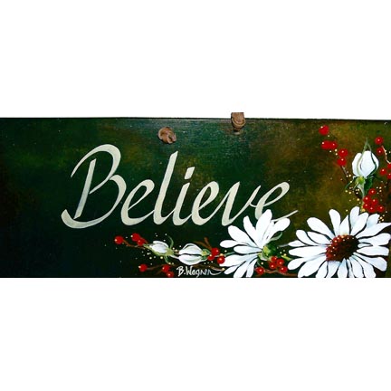 Daisy "Believe" Sign DOWNLOAD