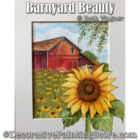 Barnyard Beauty Painting Pattern - Beth Wagner