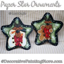 Paper Star Ornaments - Lori Cagle - PDF DOWNLOAD