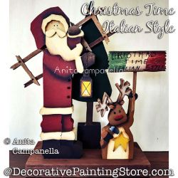Christmas Time Italian Style Painting Pattern PDF DOWNLOAD - Anita Campanella