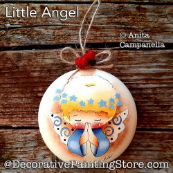 Little Angel Ornament Painting Pattern PDF DOWNLOAD - Anita Campanella