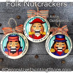 Folk Nutcrackers Painting Pattern PDF DOWNLOAD - Anita Campanella